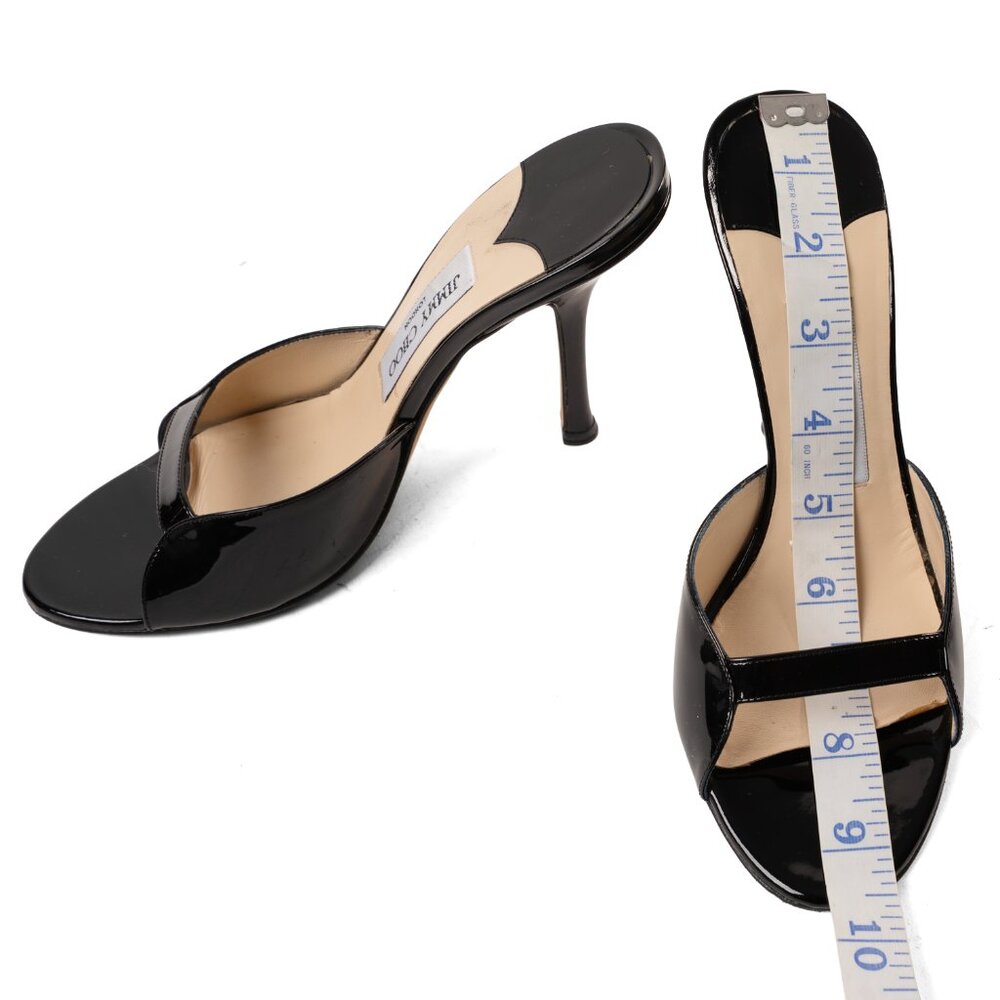 Jimmy Choo “Conti” Black Patent Mule Slides - EU … - image 5